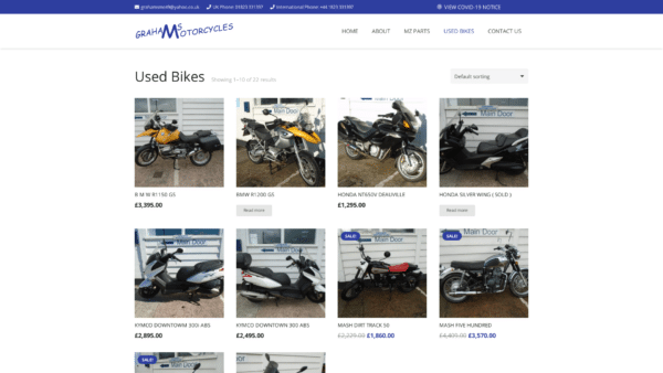 Used Bikes Product Category